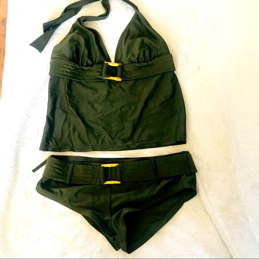 COPY - Tankini Forest Green